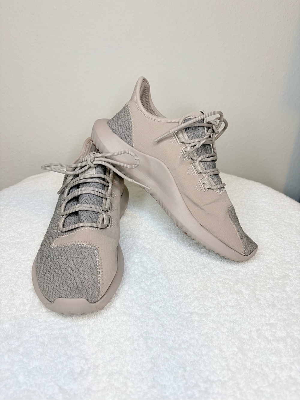 ADIDAS Beige Tubular Shadow Sneakers